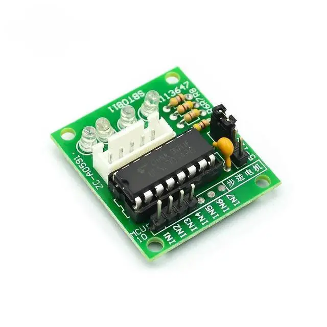 Alt view image 3 of 3 - 5V stepper motor motor+ULN2003 driver board 5V test module board (1 set)