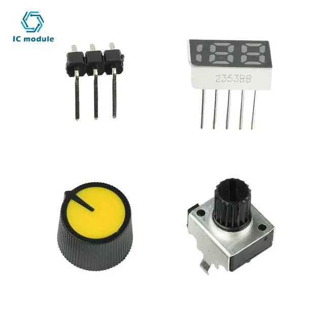 Alt view image 2 of 3 - DC 3-24V Electronic Speed Controller with Start Switch for Servo Motor and 4-Wire Fan Speed Display Precision Control