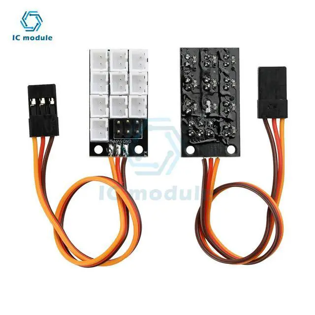 Alt view image 2 of 3 - RC Truck Light Group Expansion Board PH2.0 4-in-1 Extension Module for 1/14 Scale Crawler Vehicles and Machinery Models