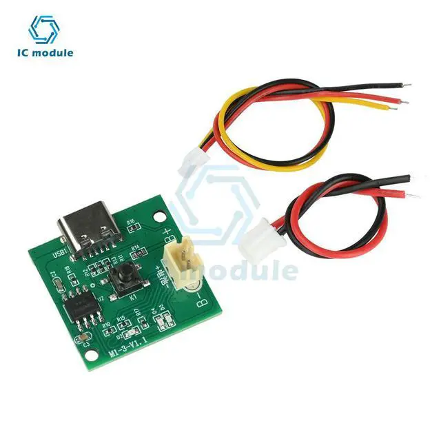 Alt view image 2 of 3 - DC 3.7-4.2V Brushless ESC Speed Controller 6-Speed Adjustment for Micro Brushless Motor & Handheld Fan Driver Board