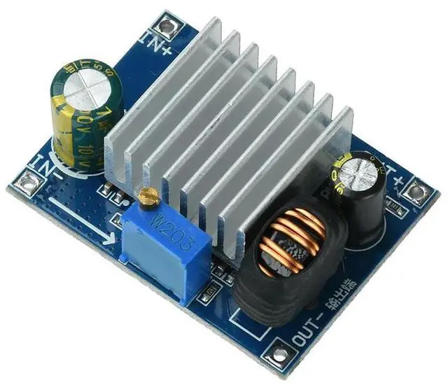 Main image of 4A Adjustable DC-DC Step down Module Power Supply 9-100V Wide Voltage Input for Solar Industrial Monitoring Equipment