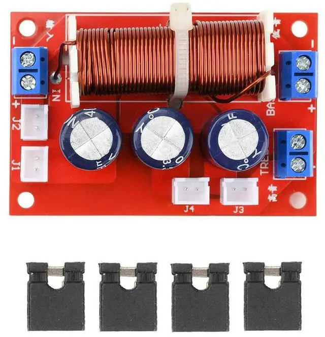 Main image of 2 Way Crossover Filters Module High Frequency Speaker Modification Upgrade Board Adjustable Frequency Divider Board