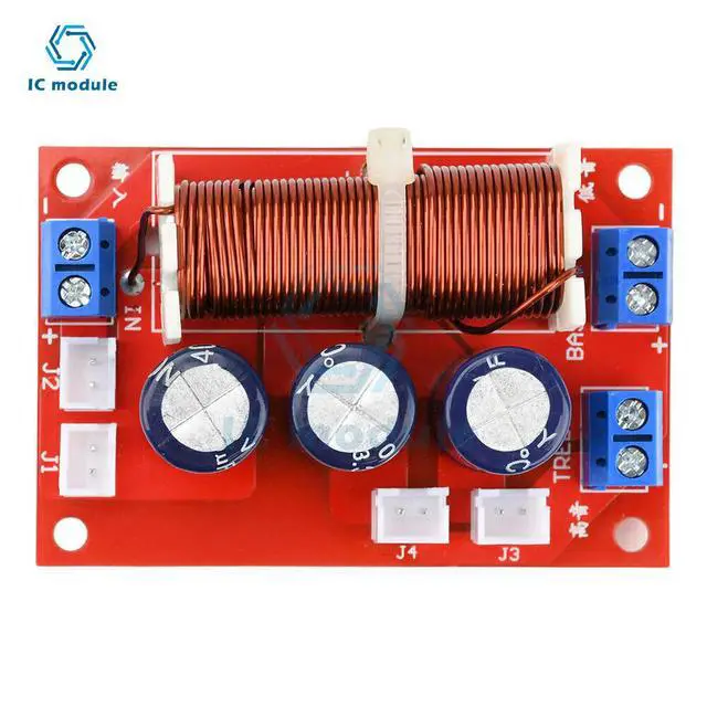 Alt view image 2 of 3 - 2 Way Crossover Filters Module High Frequency Speaker Modification Upgrade Board Adjustable Frequency Divider Board