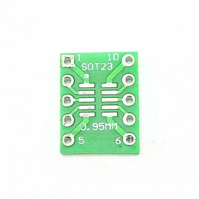 Main image of 10PCS MSOP10 SOT23 UAMX SMT to DIP adapter board 0.5/0.95mm