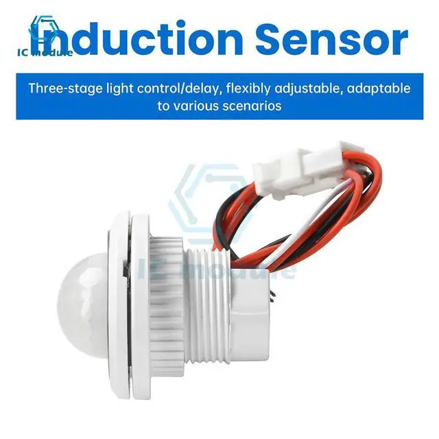 Alt view image 3 of 3 - DC 3.5-24V Adjustable Infrared Motion Sensor Switch Mini Human Infrared Sensor Module Detector Switch Controller