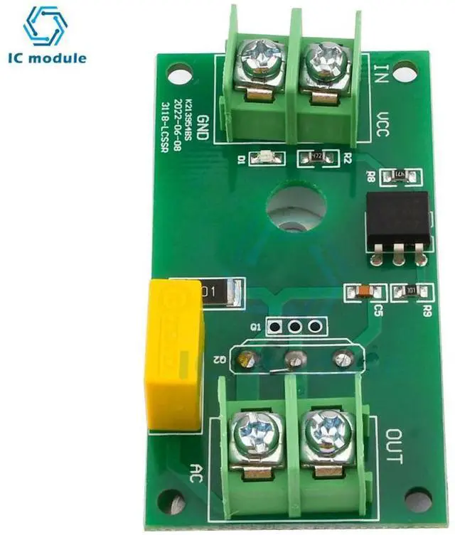 Alt view image 3 of 3 - 1 Channel SCR Thyristor Solid State Relay Switch Module Photoelectric Coupling Isolation Control MOS Transistor Input Output