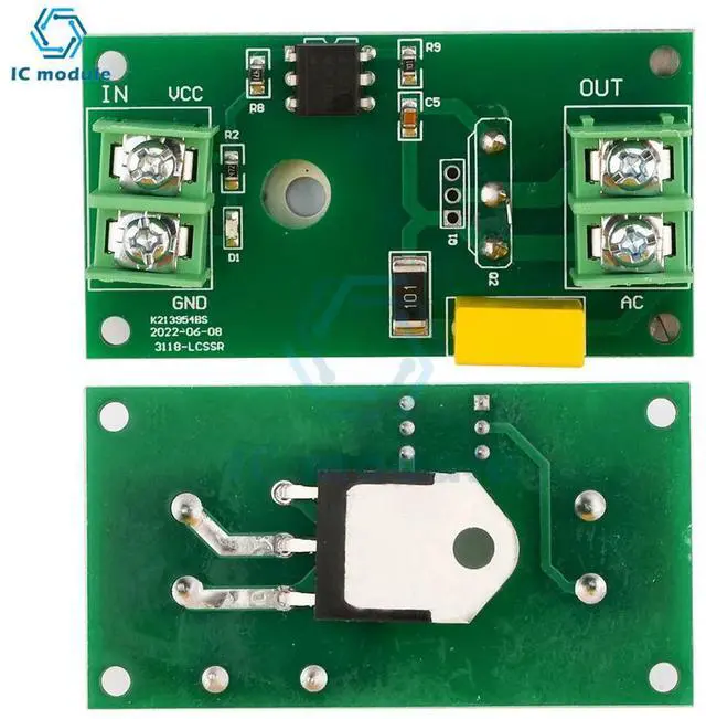 Main image of 1 Channel SCR Thyristor Solid State Relay Switch Module Photoelectric Coupling Isolation Control MOS Transistor Input Output