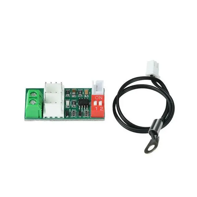 Alt view image 2 of 3 - DC 12V 24V PWM Temperature Controlled Fan Regulator 3 Channel Output 4 Wire Chassis Fan Speed Controller With Temperature Probe