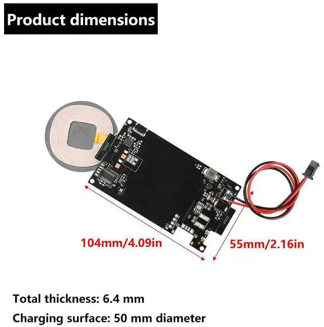 Main image of DC10-24V 20W Charger Transmitter Module Circuit Board for Qi Standard PCBA DIY Electronic Kit Accessories
