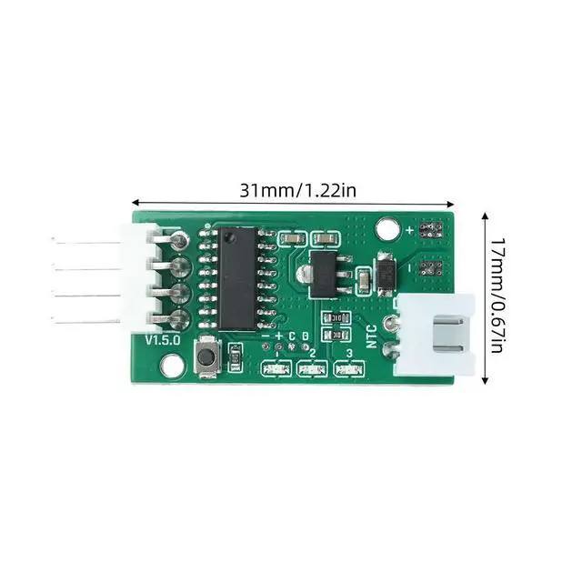 Alt view image 2 of 3 - ligent PWM Fan Speed Governor 5V 12V 4 Wire Fan Temperature Controller 343 Combination Modes Low Power Standby Cooling