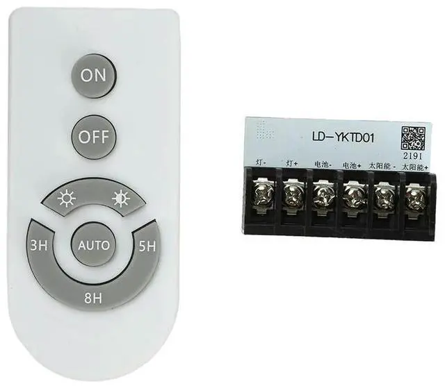 Main image of LED Driver Control Board Solar Street Light Control Circuit Board Automatic On Off with Remote Timer for Outdoor DIY LED Fixture