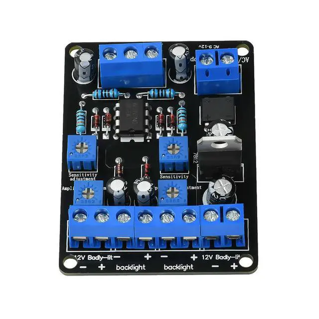 Alt view image 3 of 3 - AC9-12V /DC12-18V 3W VU Meter Driver Circuit Board Stereo Module Tube Amplifier for TA7318P
