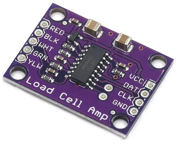 Alt view image 2 of 3 - HX711 high-precision electronic scale weighing sensor dual channel 24 bit A/D converter development board module