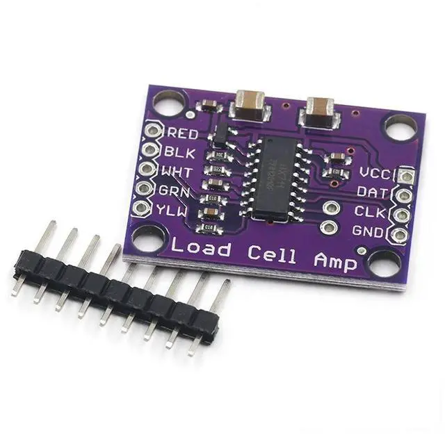 Main image of HX711 high-precision electronic scale weighing sensor dual channel 24 bit A/D converter development board module