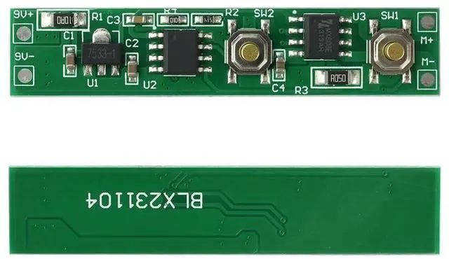 Main image of DC 9V Miniature Motor Drive Forwards and Reverse Controller Module Momentary Switch Board for DIY Electric Screwdriver