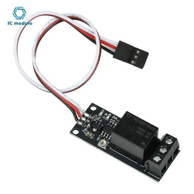 Alt view image 3 of 3 - 1 Channel Electronic Switch Relay Module For RC Model Aircraft/Car/Boat Controller PWM Servo Signal Input