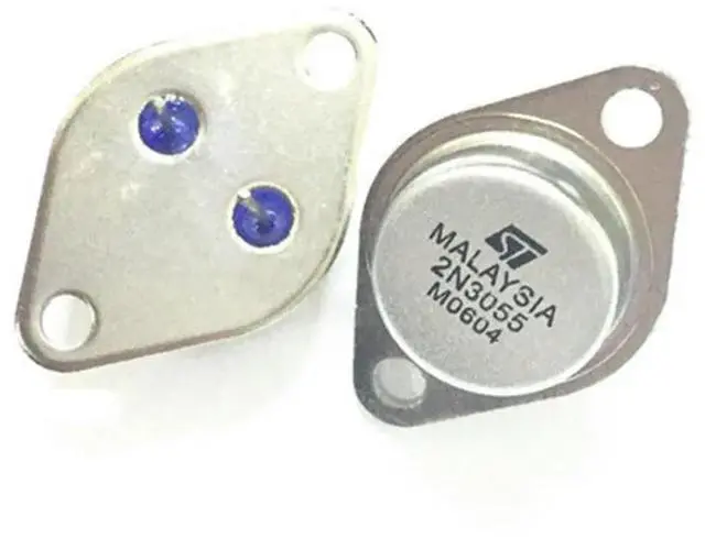 Alt view image 2 of 3 - 10PCS 2N3055 Power Transistor \NPN l Case Amp Audio Power Transistor AF Amp Audio Power Transistors Electronic Component Kit