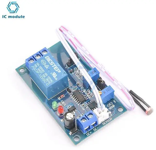 Alt view image 2 of 3 - 12V Light Photoswitch Sensor Switch LDR Photoresistor Relay Module Light Detection Photosensitive Sensor Board