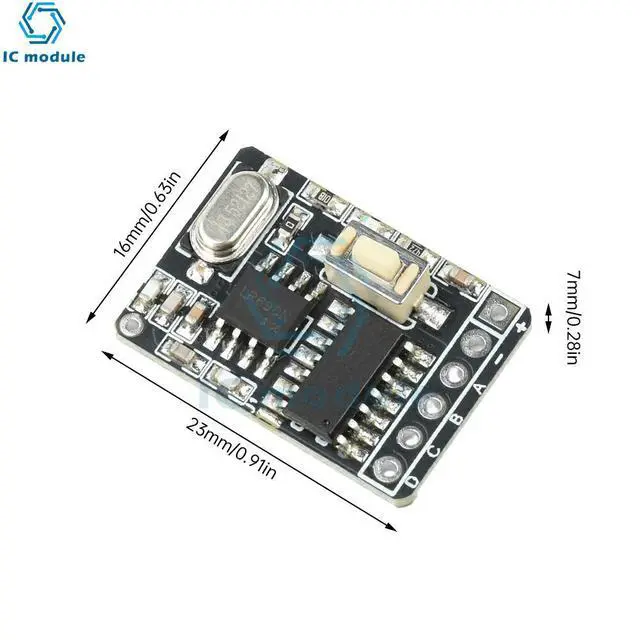 Alt view image 3 of 3 - 433Mhz Remote Control switch Transmitter RF Receiver Module 4-Way Learning Module 4 Keys Remote