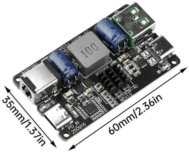 Main image of USB Protocol Fast Charger 140W 5A high-power DC Buck Converter Power Supply Support PD3.1 QC3.0 QC4 QC4