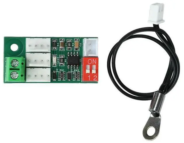 Main image of 12V 24V PWM Fan Speed Controller Temperature Controlled Speed Regulation for Case Cooling with DIP Switch and Dual-Voltage Input