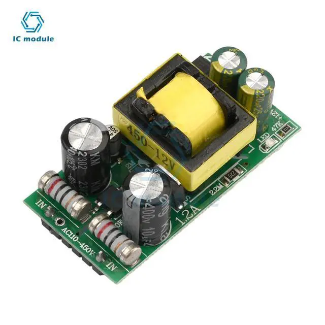 Alt view image 3 of 3 - Mini AC-DC isolation switching power supply module AC110-450V To DC 12V Converter Board Module