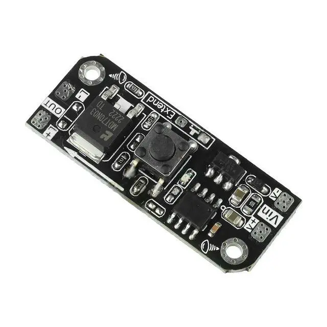 Alt view image 3 of 3 - PWM LED Dimmer DC 5-24V 5A Flicker-Free Touch Button Memory Function Built in Constant Voltage Circuit for LED Strip/COB Light