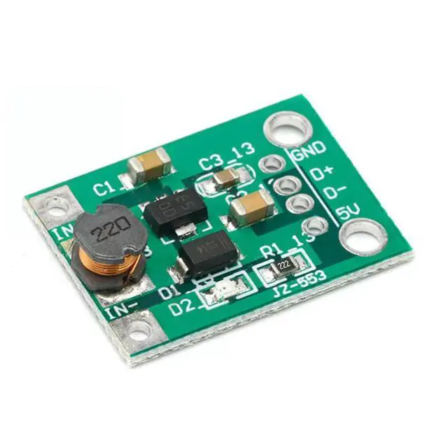 Alt view image 3 of 3 - 5V DC-DC boost power module board 0.9V~5V boost 5V USB mobile power boost module