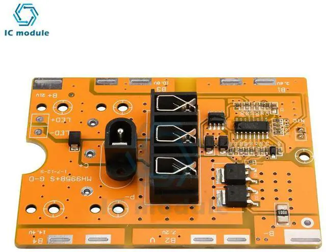Alt view image 2 of 3 - BMS 5S 20A 21V Li-ion Charge Board NTC Temperature Protection For Electric Tools