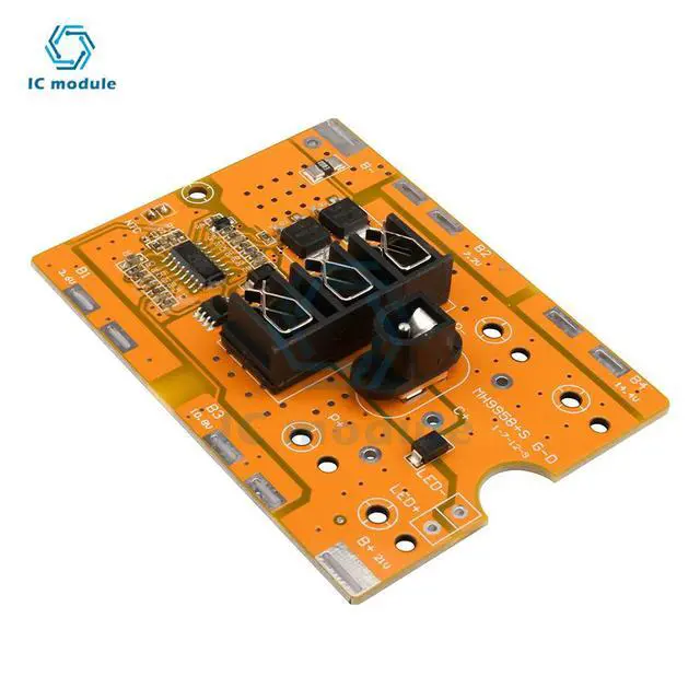 Alt view image 3 of 3 - BMS 5S 20A 21V Li-ion Charge Board NTC Temperature Protection For Electric Tools