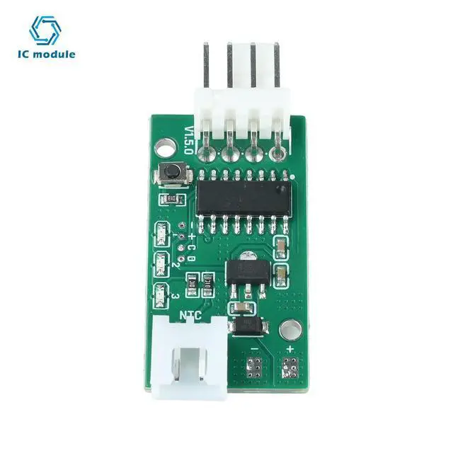 Alt view image 2 of 3 - 5/12V 4-Wire PWM Fan Temperature Controller Fan Temperature Controller with Multiple Operating Modes