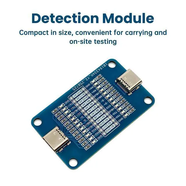 Alt view image 3 of 3 - Dual Type-C Fast Charging Cable Inspection Board for Android Phone Cable Sequence Tester Electronic Kit