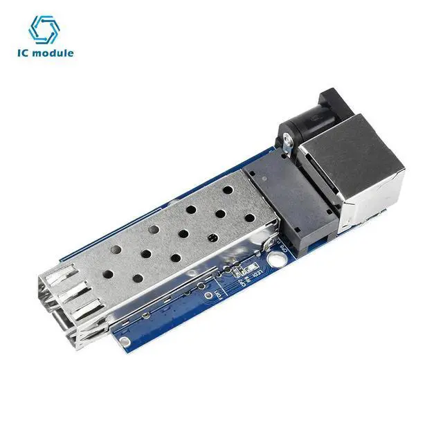Alt view image 2 of 3 - SFP Gigabit Motherboard DC 5-12V RJ45 Ethernet SFP Gigabit Fiber Optic Module 1000M