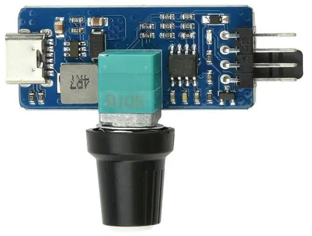 Main image of PWM 4-Wire Fan Speed Regulator Module - Small 4P B3 DIY Controller for Water-Cooled System with Type-C USB Power