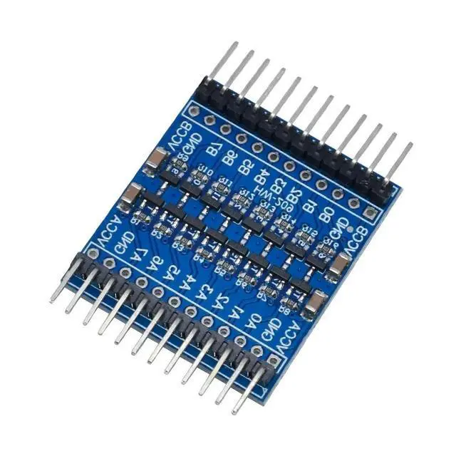 Alt view image 3 of 3 - 8-channel level conversion module 3.3V and 5V Pi connected to 5V sensor, 8-channel IO bidirectional signal conversion board