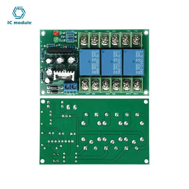 Alt view image 2 of 3 - 2.1 Channel High Power Speaker Protection Board for Audio Amp DIY Easy Installation Wide Voltage 12-18V for Home Theater Systems