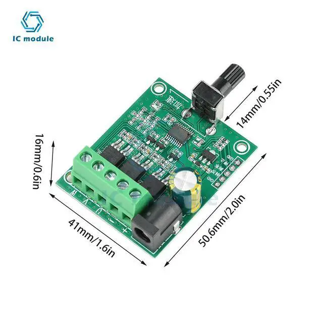 Alt view image 3 of 3 - Three-Phase Brushless DC Motor Driver Board DC 5-24V 75W ESC Driver Board Speed Control module for HDD Fan Industrial Cooling