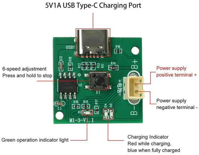 Alt view image 2 of 3 - 3-5V 15W Max Boost Module Brushless Motor Governor With Buttons 6 Gears Adjustment DC Motor Speed Controller Fan Control