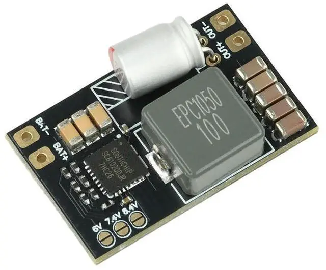 Alt view image 2 of 3 - DC-DC 2-6S 5V5A BEC Step-down Module Buck Converter Kit for FPV Aircraft Model Fixed Wing