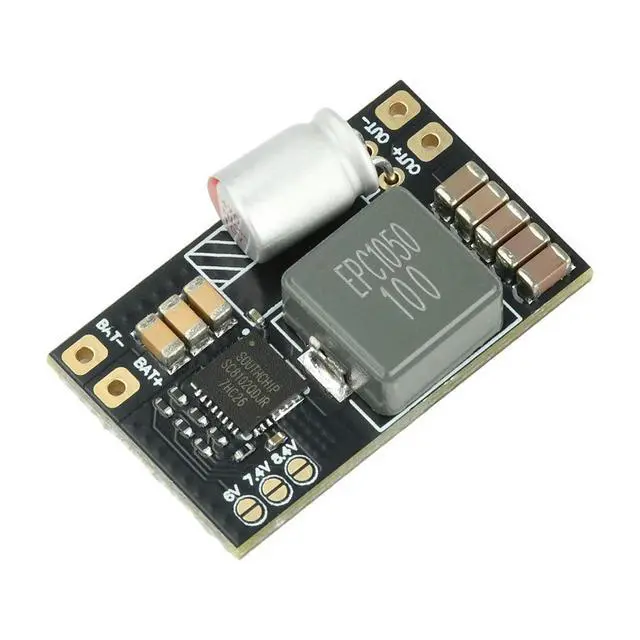 Alt view image 3 of 3 - DC-DC 2-6S 5V5A BEC Step-down Module Buck Converter Kit for FPV Aircraft Model Fixed Wing