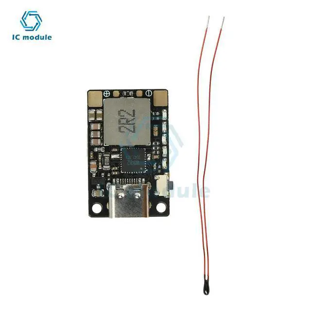 Alt view image 2 of 3 - 18W 3.7V Lithium Fast Charging Module Boost-Type Balanced Charge/Discharge with Type-C Interface for Power Banks/Drones