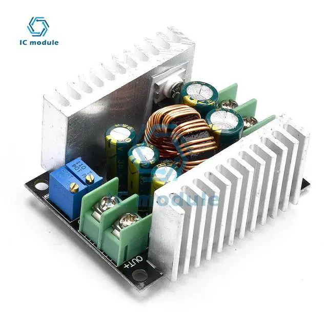 Alt view image 2 of 3 - 300W 15A DC Step-down Conversion Module Current Adjustable Stepdown Module LED Driver Heatsink Short Circuit Protection Module