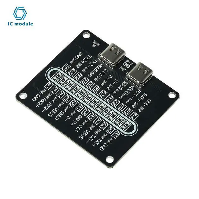 Alt view image 3 of 3 - USB Type-C Cable Tester 24 Pin Continuity Detection Module Data Cable Testing Tool for Type C to Type C Cables