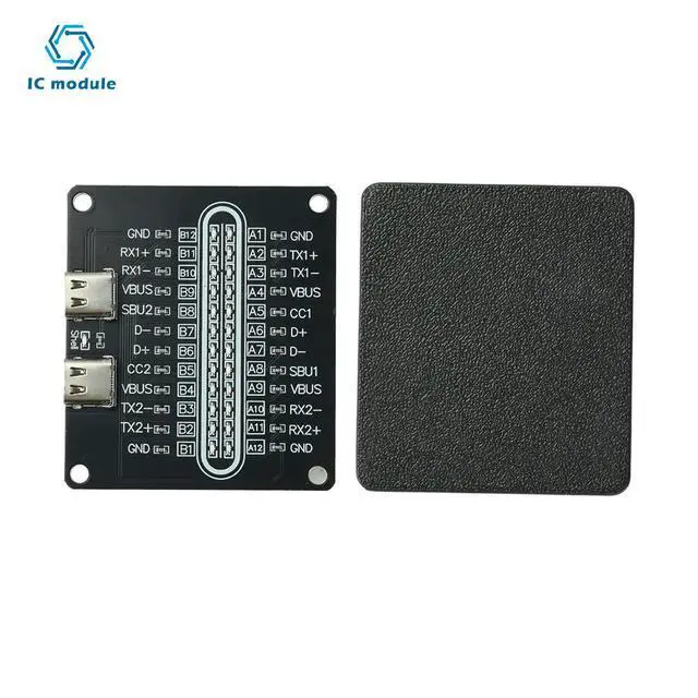 Alt view image 2 of 3 - USB Type-C Cable Tester 24 Pin Continuity Detection Module Data Cable Testing Tool for Type C to Type C Cables