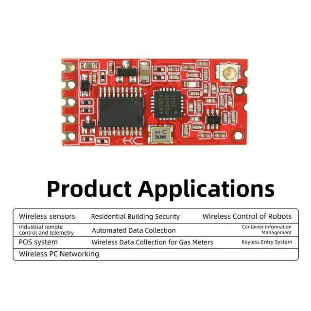 Alt view image 2 of 3 - 433 4 483 8mhz Hc 12 V4 0 Smd Module Low Power 4 Working Modes Uart Ttl Data Module For Sensor Control