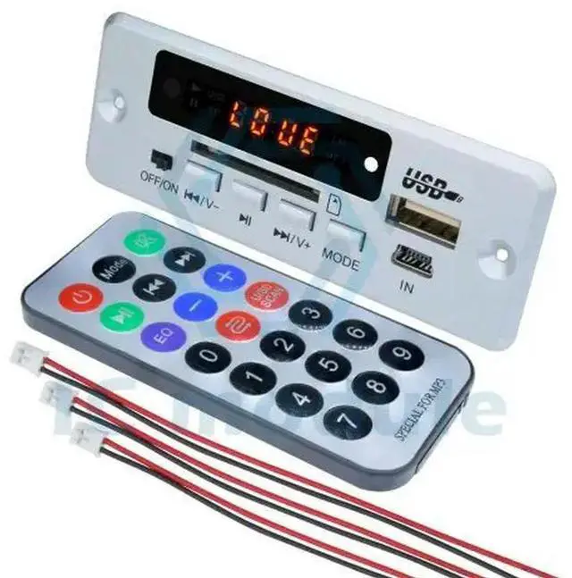Main image of 5V MP3 Bluetooth Decoder Board 2*3W Amplifier Module with Radio FM SD USB Radio Audio Module MP3 /WMA / WAV / FLAC / APE