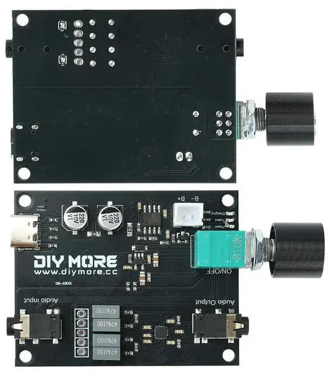 Main image of Low Distortion Stereo Audio Amplifier Module 3.7 5V Wide Voltage Led Indicator Volume Control DIY Mini Desktop Headphone