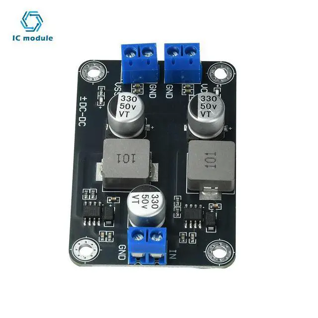 Alt view image 2 of 3 - TPS5430 Dual Output DC-DC Buck Converter Module 6-30V Input Range ±5V Power Supply Low Ripple Wide Voltage Stability for Electro