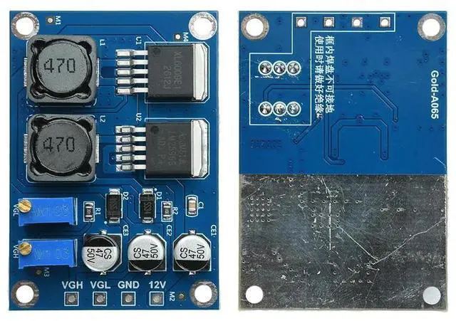 Main image of TV DC Modification Small Board DC 12V Input VGH VGL Adjustable Anti Burn Screen Module For LCD TV Broken Screen Fault Repair