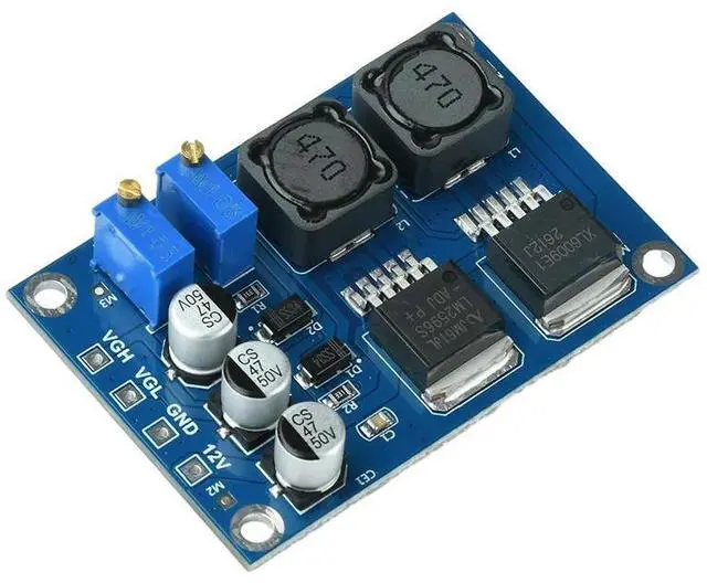 Alt view image 3 of 3 - TV DC Modification Small Board DC 12V Input VGH VGL Adjustable Anti Burn Screen Module For LCD TV Broken Screen Fault Repair